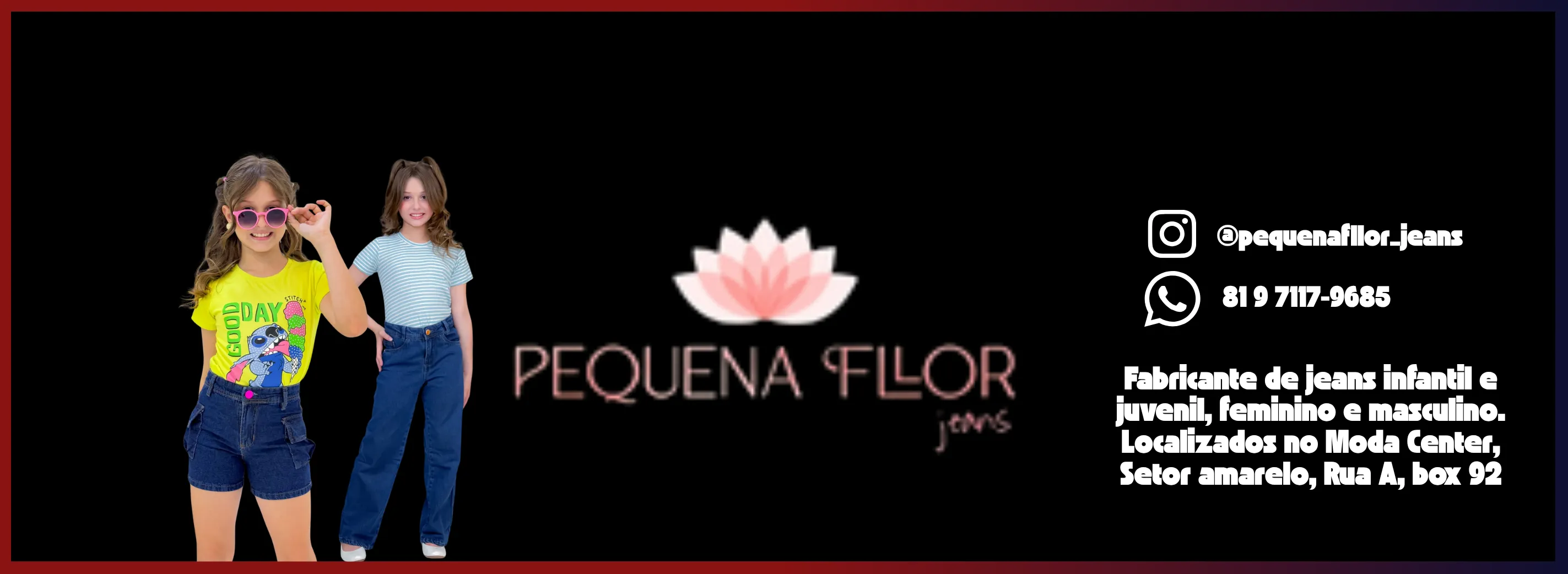 Pequena Flor Jeans
