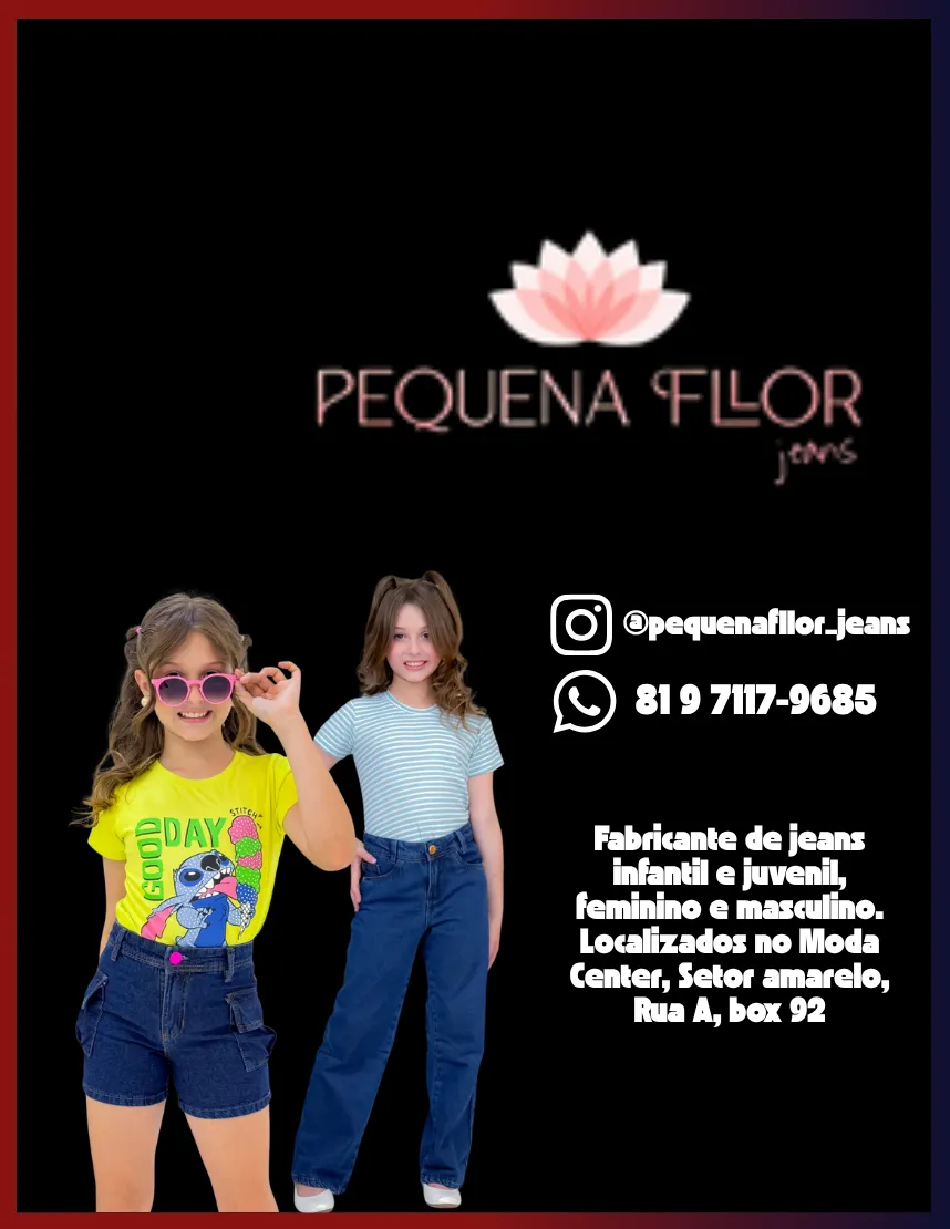 Pequena Flor Jeans