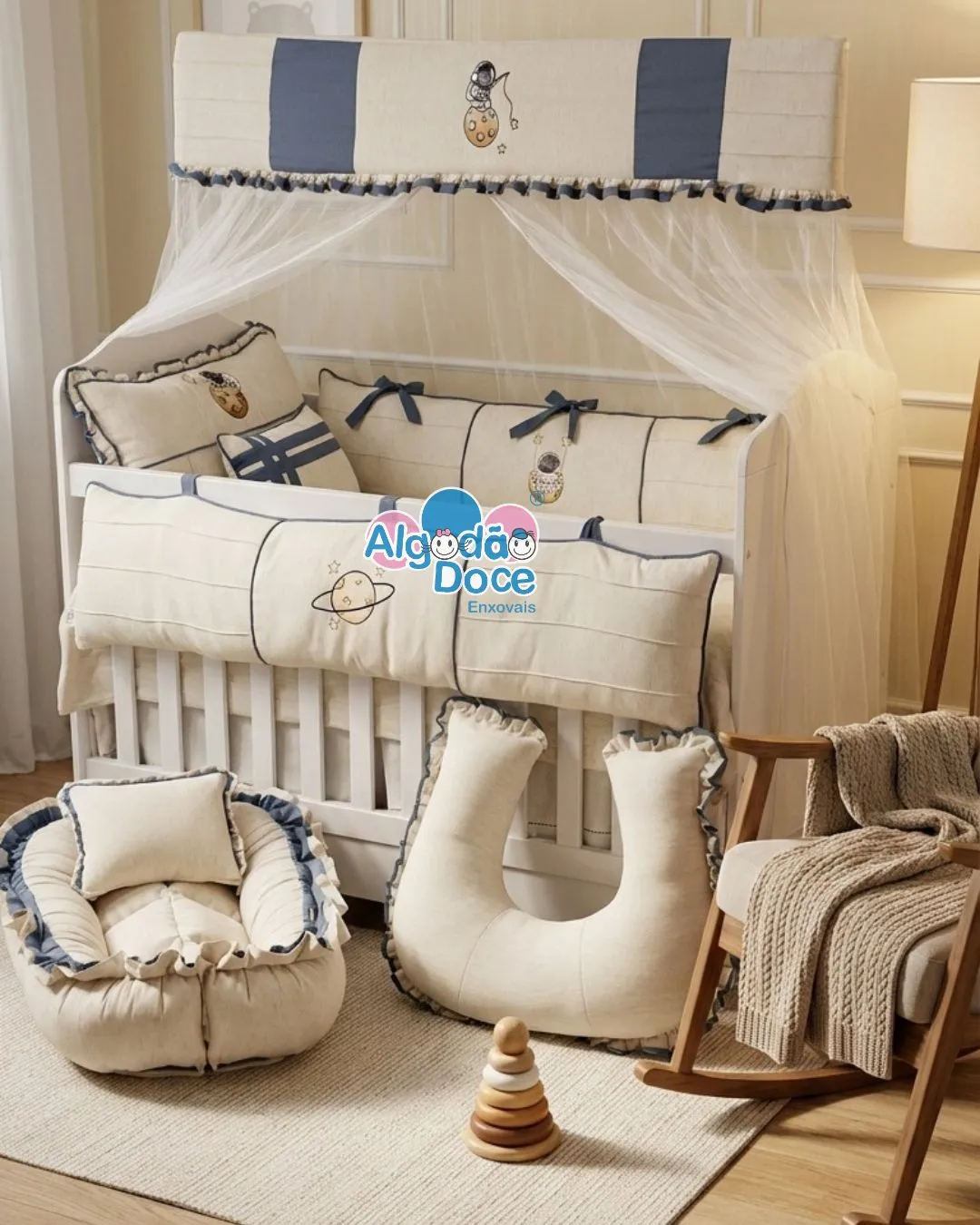 Algodão doce enxovais