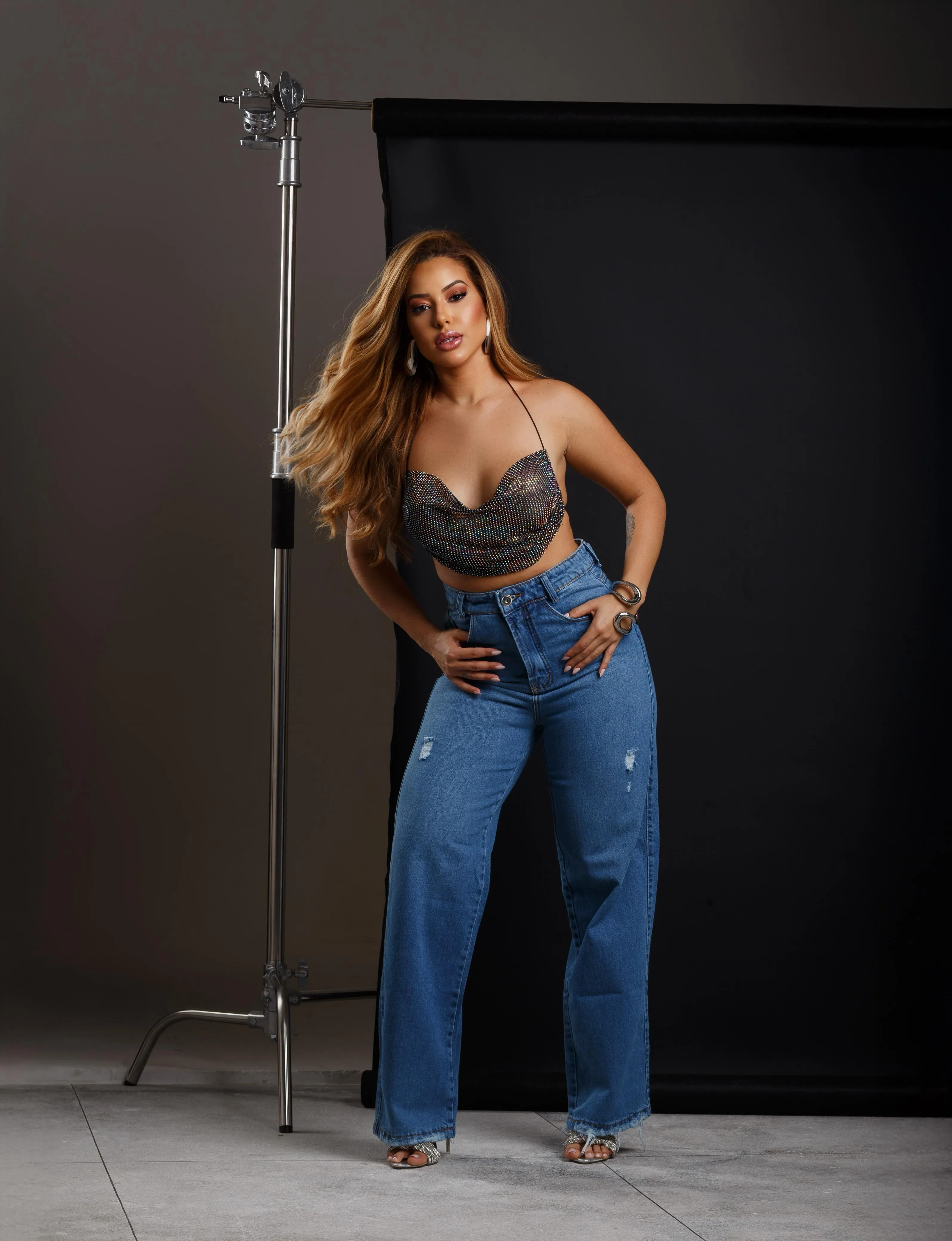 Blumen Jeans