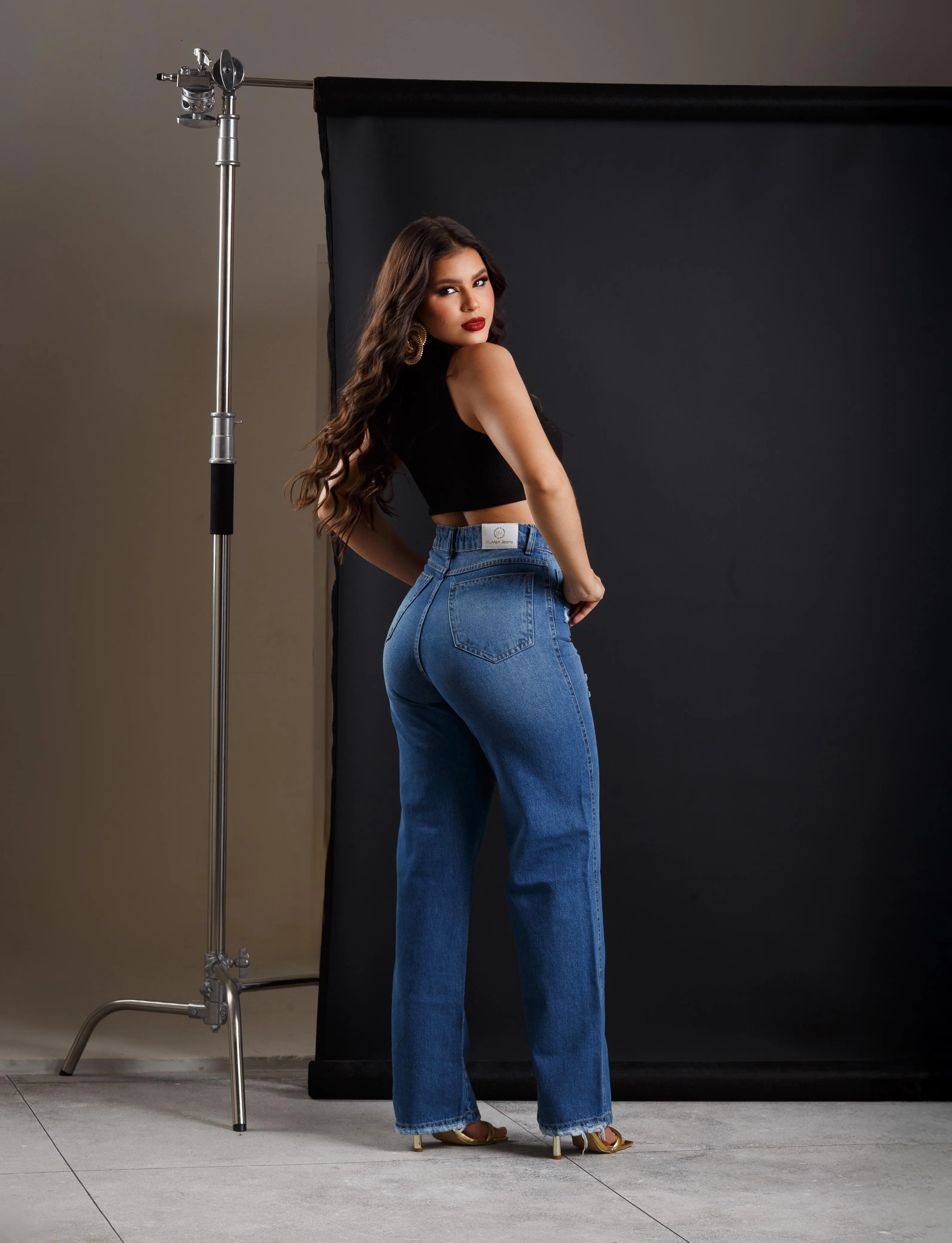 Blumen Jeans